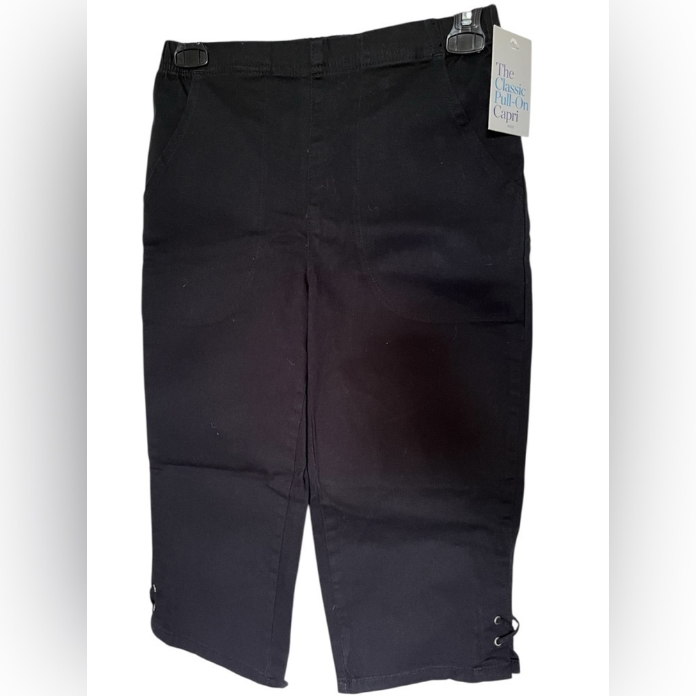 Croft & Barrow Black Capri Pants